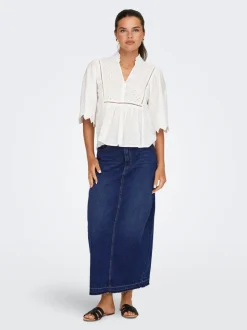 JDYBELLA Denim Falda vaquera Falda larga