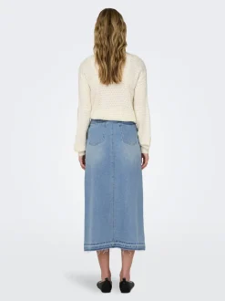 JDYBELLA Denim Falda vaquera Falda midi
