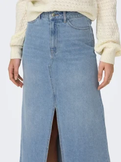 JDYBELLA Denim Falda vaquera Falda midi