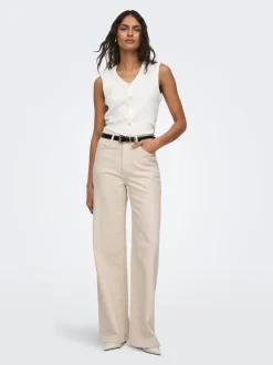 JDYCARINA Cintura alta Corte wide leg Vaqueros