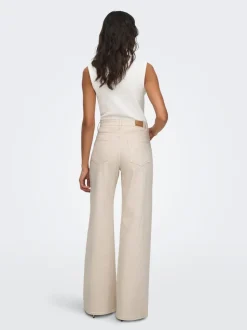 JDYCARINA Cintura alta Corte wide leg Vaqueros