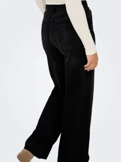 JDYCARINA Cintura alta Corte wide leg Vaqueros