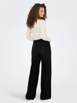 JDYCARINA Cintura alta Corte wide leg Vaqueros