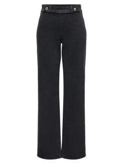 JDYGEGGO Cintura alta Corte wide leg Vaqueros