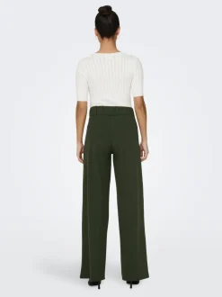 JDYLOUISVILLE Corte wide leg Pantalones de pernera ancha