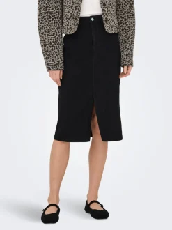 JDYMOON Denim Falda vaquera Falda midi