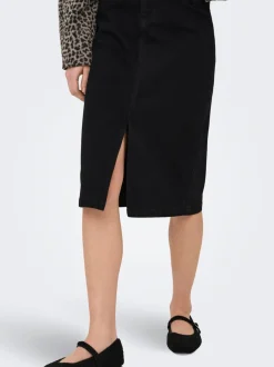 JDYMOON Denim Falda vaquera Falda midi