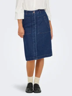 JDYOLIVIA Denim Falda vaquera Falda larga