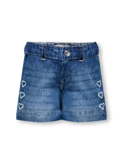 KMGCOMET Cintura media Corte wide leg Shorts vaqueros