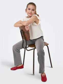 KOGBLAIR Talle medio Corte wide leg Vaqueros