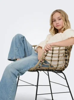 KOGBROOME Cintura alta Corte wide leg Vaqueros