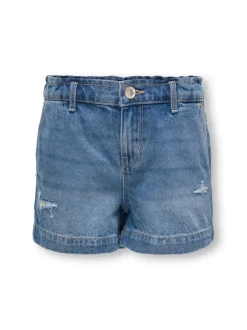 KOGCOMET Cintura media Corte wide leg Shorts vaqueros