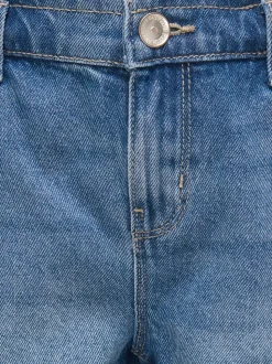 KOGCOMET Cintura media Corte wide leg Shorts vaqueros