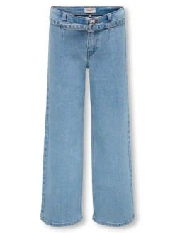 KOGFREE Cintura media Corte wide leg Vaqueros