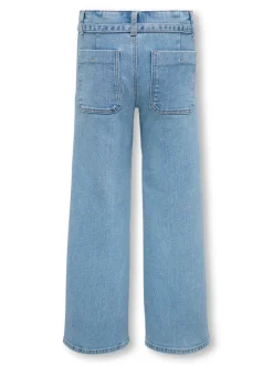 KOGFREE Cintura media Corte wide leg Vaqueros