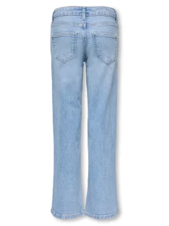 KOGJUDY-O Cintura baja Corte wide leg Vaqueros
