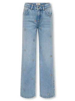 KOGJUICY Cintura alta Corte wide leg Vaqueros