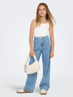 KOGMADELINE Cintura alta Corte wide leg Vaqueros