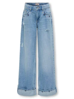 KOGMIMI Cintura alta Corte wide leg Vaqueros