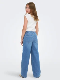 KOGNEW Cintura media Corte wide leg Vaqueros