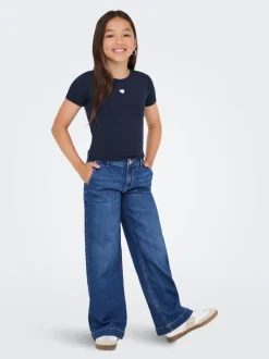 KOGNEW Corte wide leg Vaqueros