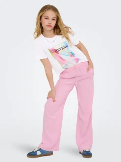 KOGSIESTA Corte straight Lino Pantalones