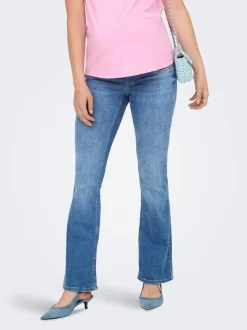 OLMBLUSH Cintura media Corte flared Vaqueros