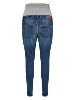 OLMBLUSH Cintura media Corte skinny Largo hasta los tobillos Vaqueros