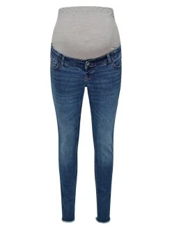 OLMBLUSH Cintura media Corte skinny Largo hasta los tobillos Vaqueros