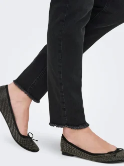 OLMBLUSH Cintura media Corte skinny Largo hasta los tobillos Vaqueros