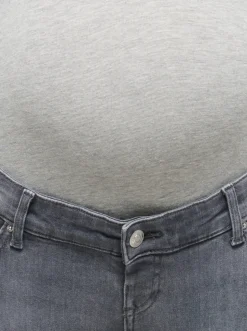 OLMBLUSH Cintura media Corte skinny Largo hasta los tobillos Vaqueros