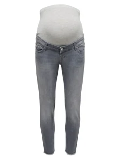 OLMBLUSH Cintura media Corte skinny Largo hasta los tobillos Vaqueros