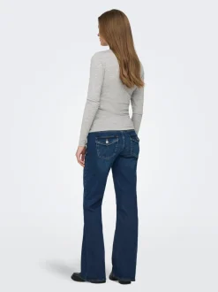 OLMBLUSH Corte flared Vaqueros