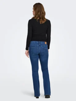 OLMBLUSH Corte flared Vaqueros