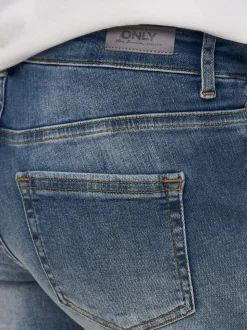 OLMBLUSH Cintura media Corte skinny Largo hasta los tobillos Vaqueros