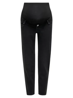 OLMCATWALK Cintura alta Corte slim tapered Largo hasta los tobillos Vaqueros