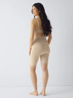 OLMHOPE Cintura alta Corte regular Shorts sin costuras