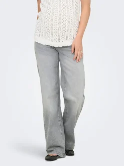 OLMJUICY Cintura alta Corte wide leg Vaqueros