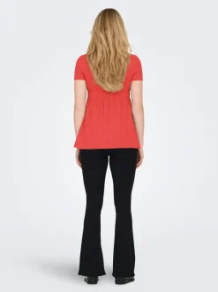OLMMALAYA Top estilo péplum