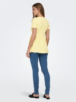 OLMMALAYA Top estilo péplum