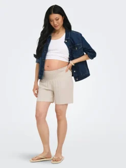 OLMSIESTA Cintura media Corte regular Lino Shorts