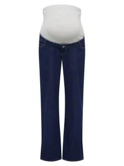 OLMSNOW Cintura alta Corte wide leg Vaqueros