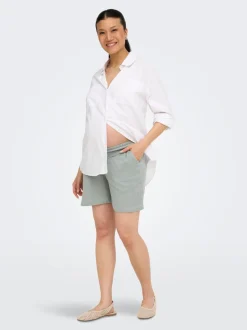 OLMTHYRA Tiro bajo Corte regular Faldas pantalón