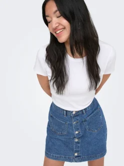 ONLAMAZING Denim Falda vaquera Falda corta
