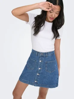 ONLAMAZING Denim Falda vaquera Falda corta