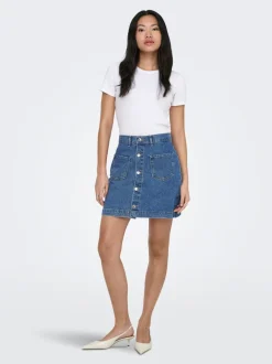 ONLAMAZING Denim Falda vaquera Falda corta