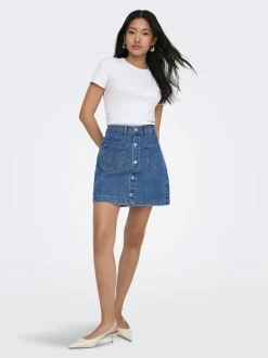 ONLAMAZING Denim Falda vaquera Falda corta
