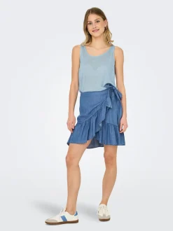 ONLBEA Denim Falda vaquera Falda corta