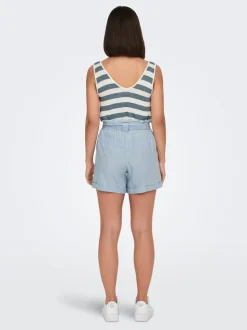 ONLBEA Cintura alta Corte regular Shorts vaqueros