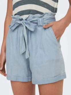 ONLBEA Cintura alta Corte regular Shorts vaqueros